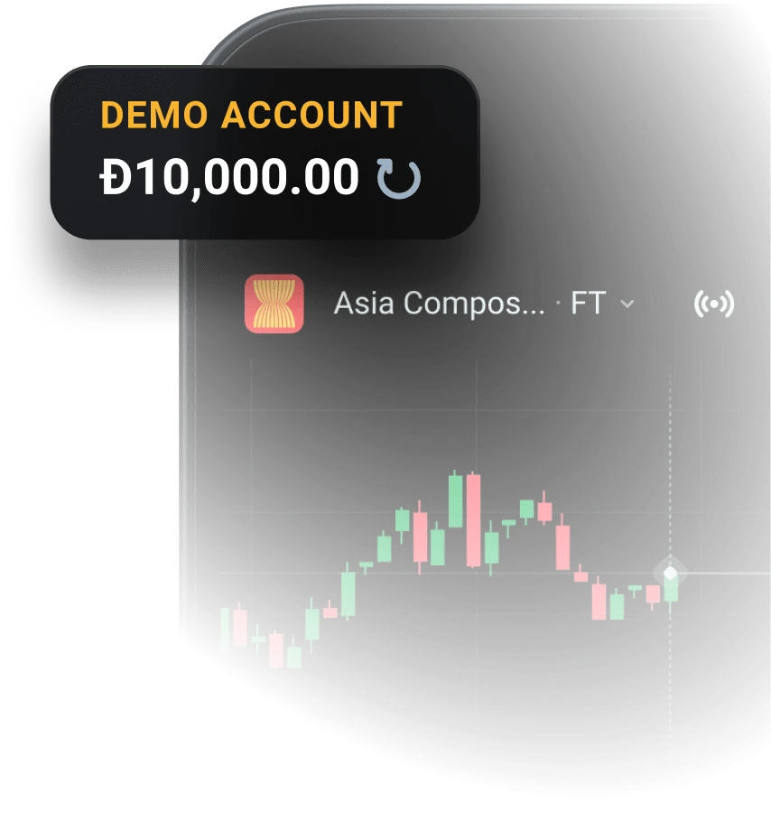 Olymp Trade mobile demo account.