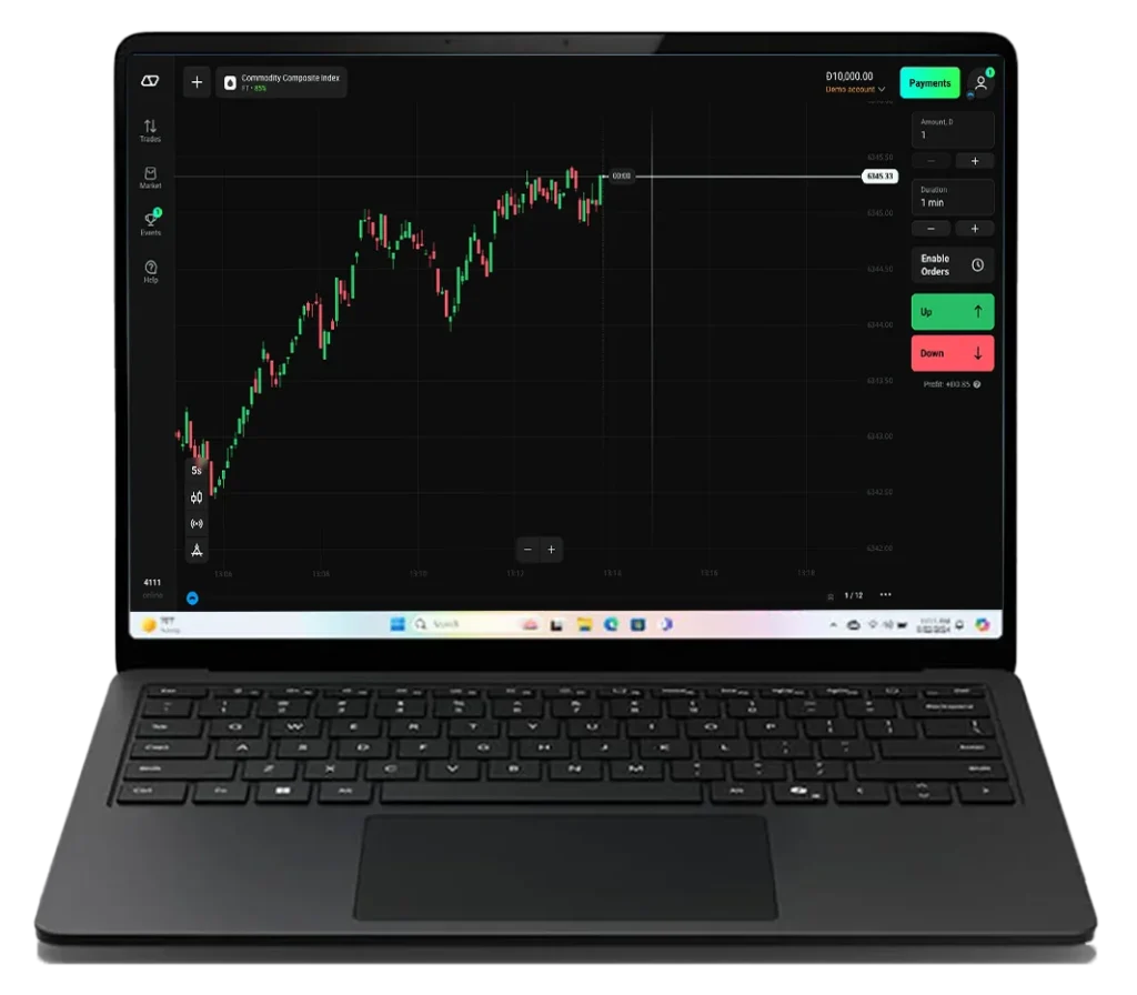 Aplikasi Olymp Trade untuk PC Windows