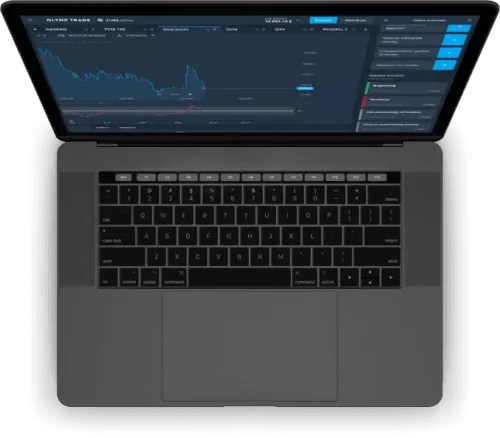 Olymp Trade PC App on MacBook